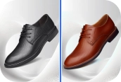 Ändern Sie die Farbe der Schuhe in Braun